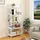YITAHOME Bücherregal 5 Ebenen 40 x 30 x 180 cm Reinweiß