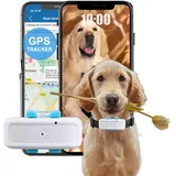 Winnes GPS-Tracker für Hunde, 700 mAh, IP65, mit Sicherheitszaun, Echtzeit-Tracking, GPS-Halsband für Hunde, wasserdicht, Anti-Verlust, mit kostenloser App, 4G TK911pro