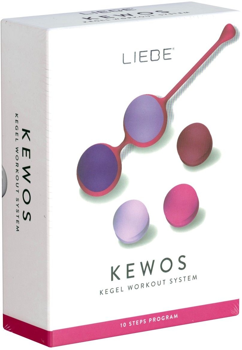 Liebe *Kewos* Kegel Workout System Cerise/Candy Violet Kugeln 1 St transparent