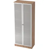 Hammerbacher Solid Aktenschrank 80 x 42 x 200,4 cm nußbaum