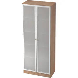 Hammerbacher Solid Aktenschrank 80 x 42 x 200,4 cm nußbaum