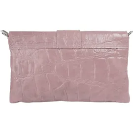 Cluty Abendtasche Leder Rosa