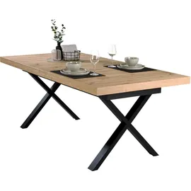 Mäusbacher TAVOLO PLUS 200 x 79,5 x 100 cm Asteiche Dekor/Schwarz