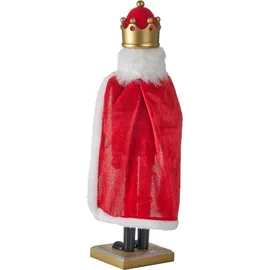 Beliani HALLSJON Nussknacker 50 cm Rot/Grün