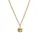 lyomi Kette mit Anhänger 585/- Gelbgold Blüte synth. Diam 0,25ct. Gelb