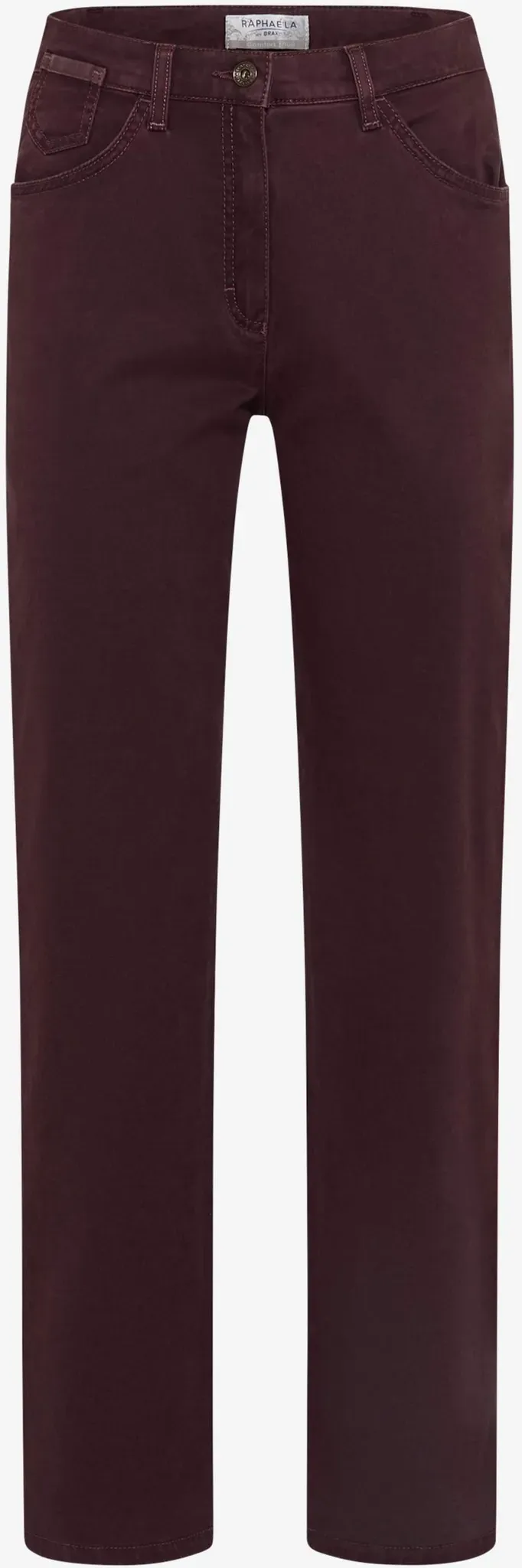 Raphaela by Brax Damen Five-Pocket-Hose Style CORRY, dunkles lila, Gr. 52K