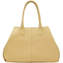 Liebeskind Berlin KODIAQ-Chelsea Shopper Leather Beige/Yellow
