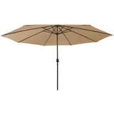 vidaXL Sonnenschirm Ø 400 cm Taupe