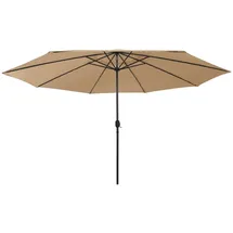 vidaXL Sonnenschirm Ø 400 cm Taupe