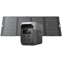 EcoFlow DELTA 3 Max tragbare Powerstation 2,048 kWh mit 400W Solarpanel