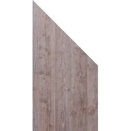 GROJA Sichtschutzelement 90 x 180/90 cm Braun HPL