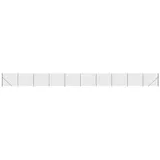 vidaXL Maschendrahtzaun mit Bodenflansch Anthrazit 1,8x25 m