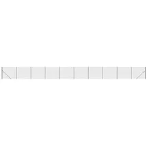 vidaXL Maschendrahtzaun mit Bodenflansch Anthrazit 1,8x25 m
