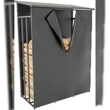 CLP Abdeckplane Ruston 130 x 185 x 1 cm Schwarz