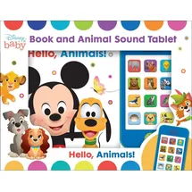 Phoenix International Publications Disney Baby Mickey Mouse, Lion King, and More! - Hello Animals! Book and Animal Sound Tablet - Little My Own Phone - PI Kids: 1