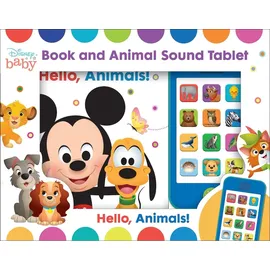 Phoenix International Publications Disney Baby Mickey Mouse, Lion King, and More! - Hello Animals! Book and Animal Sound Tablet - Little My Own Phone - PI Kids: 1