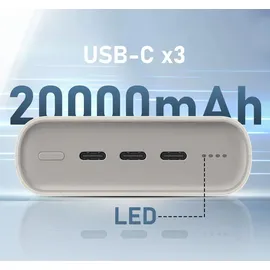 Samsung Powerbank 20.000mAh Beige