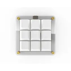 MaxCustom 9-Key MacroPad - Transparent