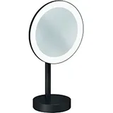 Kludi VELA R LED-Kosmetikspiegel 58995N2F freistehend Brushed Gunmetal