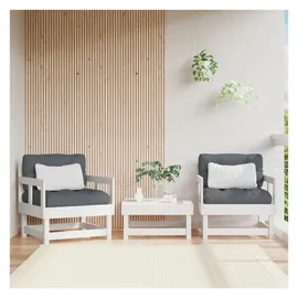 vidaXL Gartenstuhl 2 St. 62 x 0 x 0 cm weiß