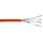 InLine Verlegekabel S/FTP CCA, 600MHz, PoE+, halogenfrei orange, 30m,