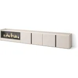 SKRAUT HOME Lowboard 315x50 cm Beige Holzwerkstoff