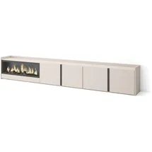 SKRAUT HOME Lowboard 315x50 cm Beige Holzwerkstoff