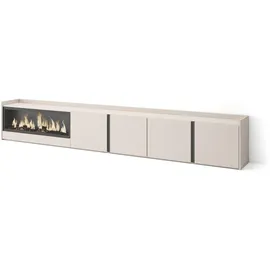 SKRAUT HOME Lowboard 315x50 cm Beige Holzwerkstoff