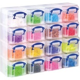 Really Useful Box - Archivbox - 16 Fächer - klar