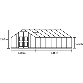 Juliana Gärtner Alu ESG 3 mm 18,8 m2