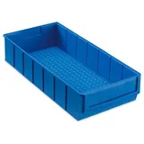 Proregal Blaue Indurstriebox 400 B HxBxT 81 x 183 x 40 cm 47 LiterSichtlagerkasten Sortimentskasten