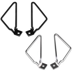 Set: Satteltaschenhalter Universal schwarz + Satteltaschenhalter Universal Chrom