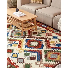 Beliani Kelim-Teppich Wolle Kelim