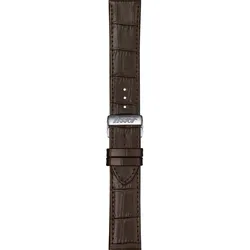 Tissot - Leder Lederband Visodate Automatic T600045450 - alligator-prägung,braun,rind