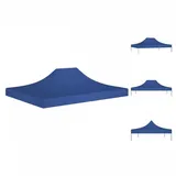 vidaXL Partyzelt-Dach 4x3 m Blau 270 g/m2
