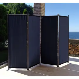 Quick Star Paravent 4 Teilig 165 x 220 cm Sonnen- & Sichtschutz Sichtschutz Garten, Balkon Sichtschutze