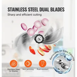 Vevor Elektrischer Gemüsehobel, 0–12 mm Dicke, Einstellbare kommerzielle Schneidemaschine, Manueller Edelstahl-Lebensmittelschneider, Aufschnitt...