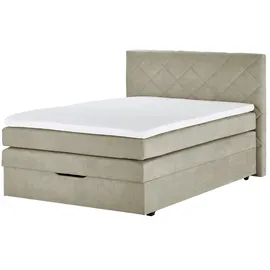 Möbel Kraft Boxspringbett 152 x 116 cm Beige