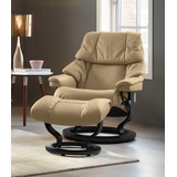 Stressless Stressless® »Reno«, mit Hocker, mit Classic Base, Größe S, M & L, Gestell Schwarz