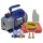 vidaXL Vakuumpumpe Einstufig mit 4-Wege-Verteiler-Manometer Set