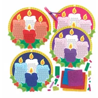 Baker Ross Adventskerzen Mosaikset 4er Pack