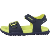 GEOX J FOMMIEX Boy Sandal, Navy/Lime, 30 EU - 30 EU