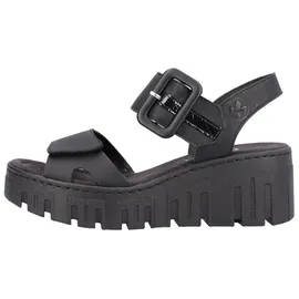 Rieker Keilsandalette Damen Schwarz 40