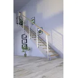 StarWood Wangentreppe Kos 89 cm Edelstahl/Holz/Metall