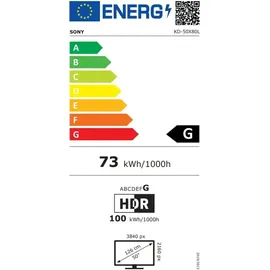 Sony BRAVIA KD-50X80L 50" LED 4K UHD HDR