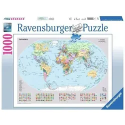 RAVENSBURGER 15652 Puzzle Politische Weltkarte