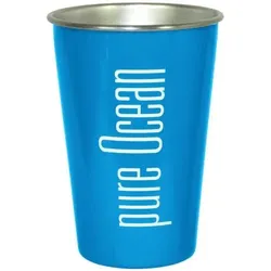 Edelstahl Trinkbecher blau 500 ml BLAU 500ML