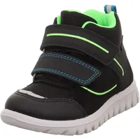 Superfit SPORT7 Mini leicht gefütterte Gore-Tex Sneaker, SCHWARZ/HELLGRÜN 0010