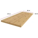 Küchen-Preisbombe Küchen Arbeitsplatte 170cm 38 mm Küchenzeile Küchenblock Eiche Artisan EKO Stilo