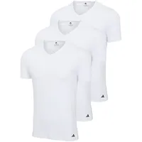 adidas V-Neck Shirt weiß L